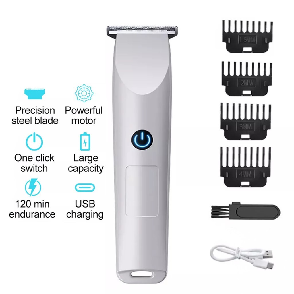 Beard Trimmer - Men Pro Electric Hair Clippers Beard