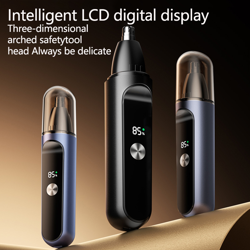 Nose Trimmer - Electric Nose Hair Trimmer Intelligent LED
