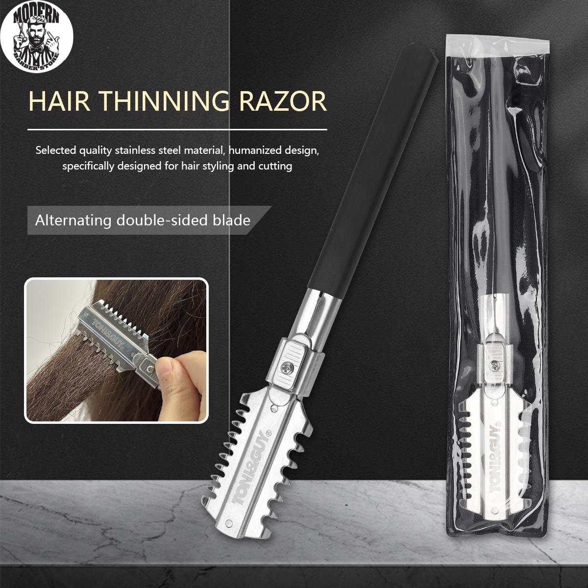 Beard Trimmer - Salon Double-Edge Shaving Haircut Razor Knife