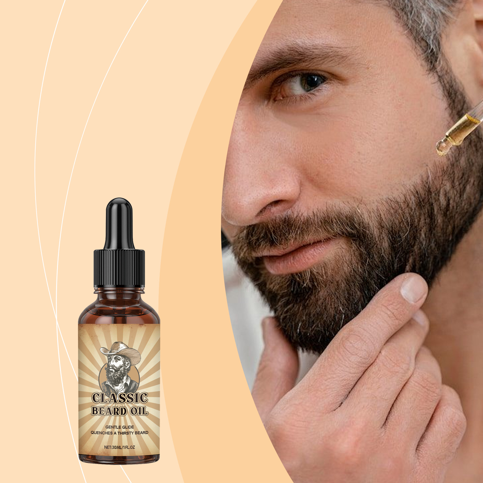 Beard Oil - Beard Growth Care Essential Oil Improves