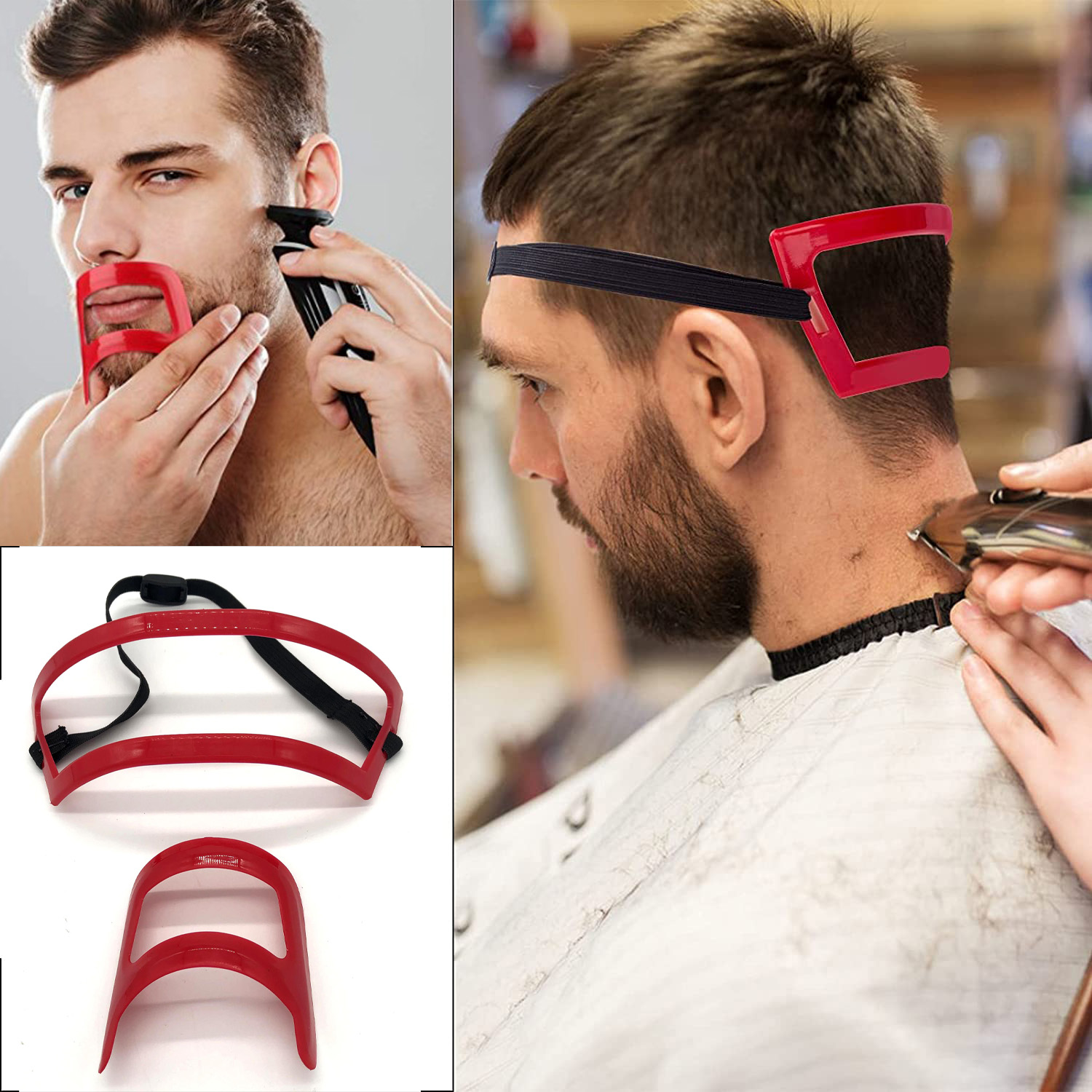 2/4Pcs Men's Beard Combs Hair  - Beard Trimmer review and price