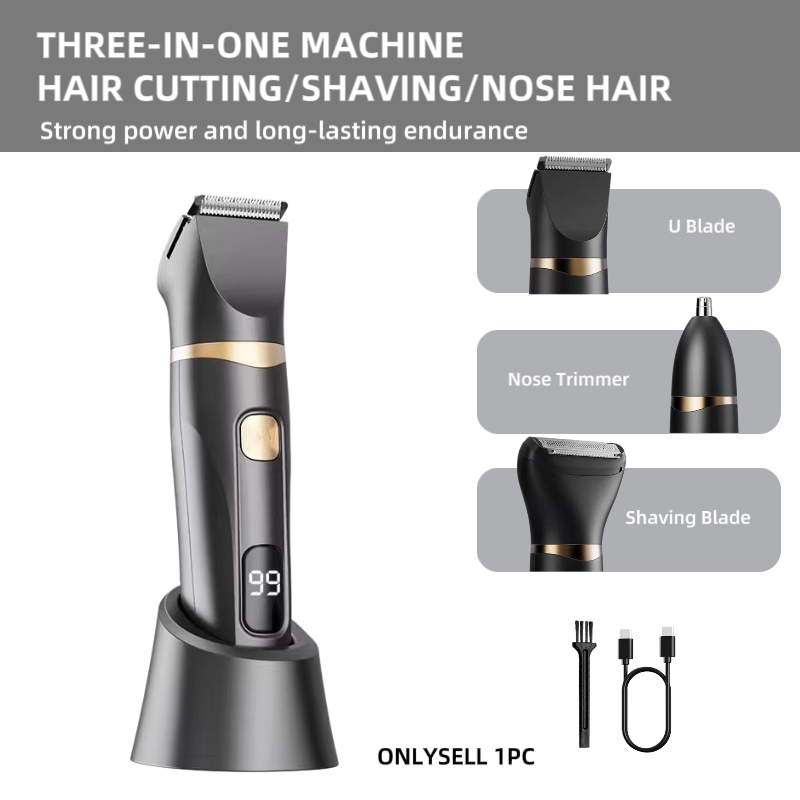 3‑Pcs Household Electric Groom - Mens Grooming Travel Kit review and price