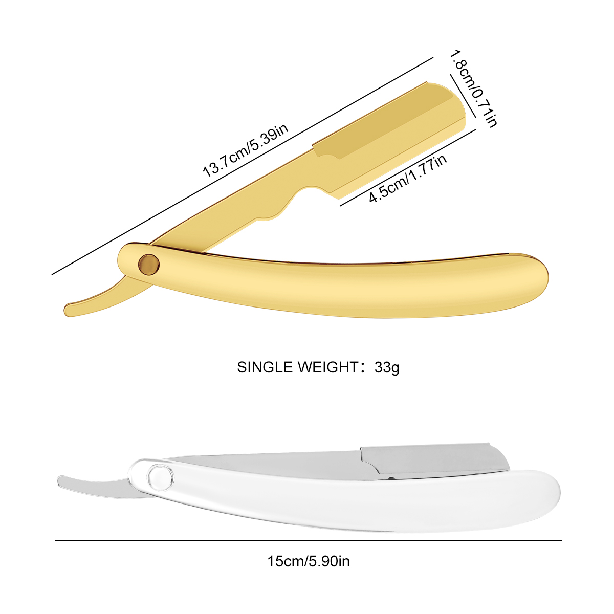 Silver Men Shaving Barber Tool - Aftershave review and price