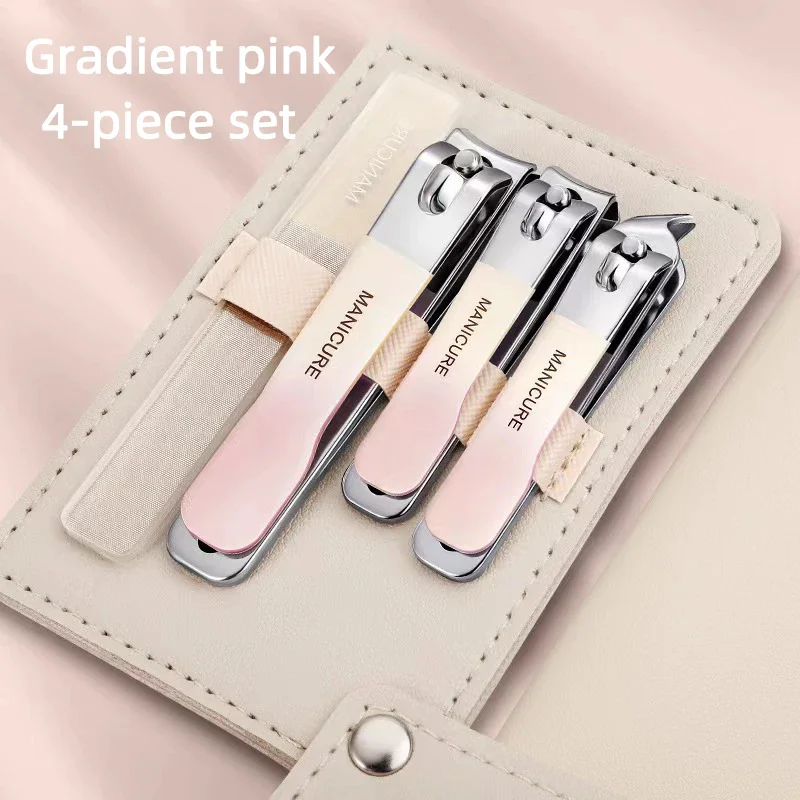 4 Pcs Steel Nail Clipper Manic - Mens Grooming Travel Kit review and price