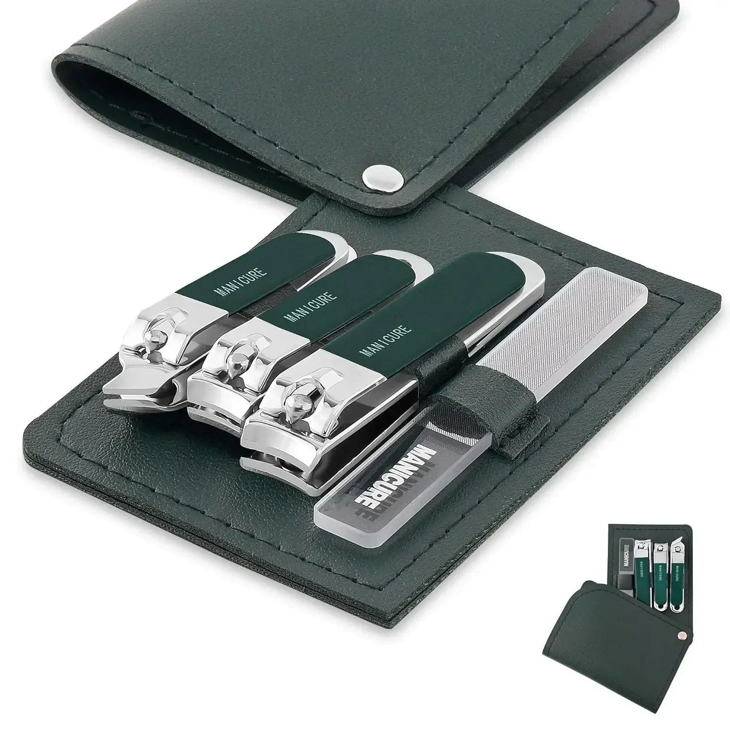 ,4 Pcs Men/Women Nail Clippers - Mens Grooming Travel Kit review and price