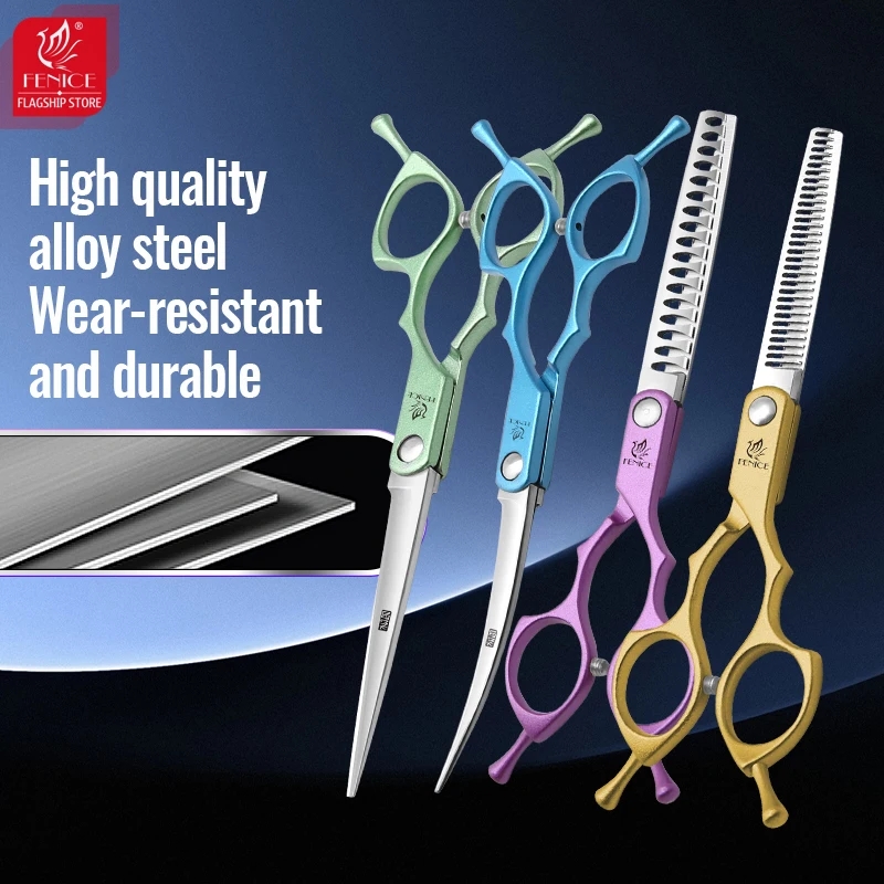 Fenice 6.5 Inch Professional D - Grooming Scissors review and price