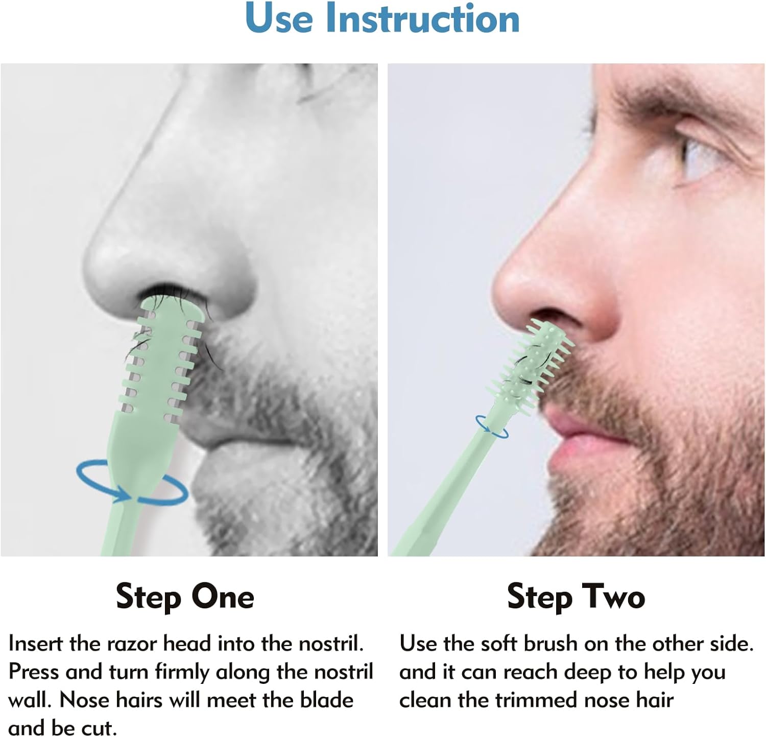 5/20/50Pcs 2-in-1 Nasal Cutter - Nose Trimmer review and price