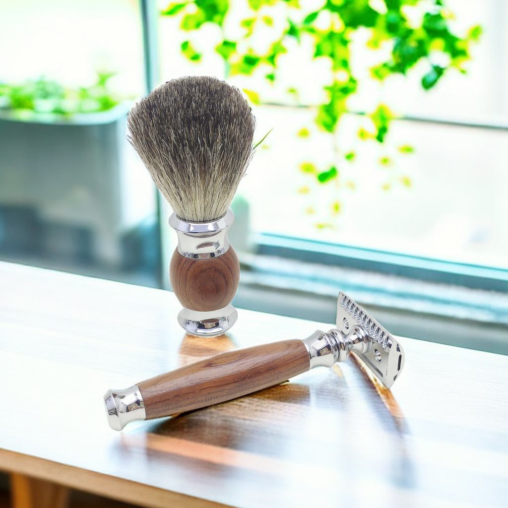 Safflower Rosewood Handle Razo - Beard Trimmer review and price