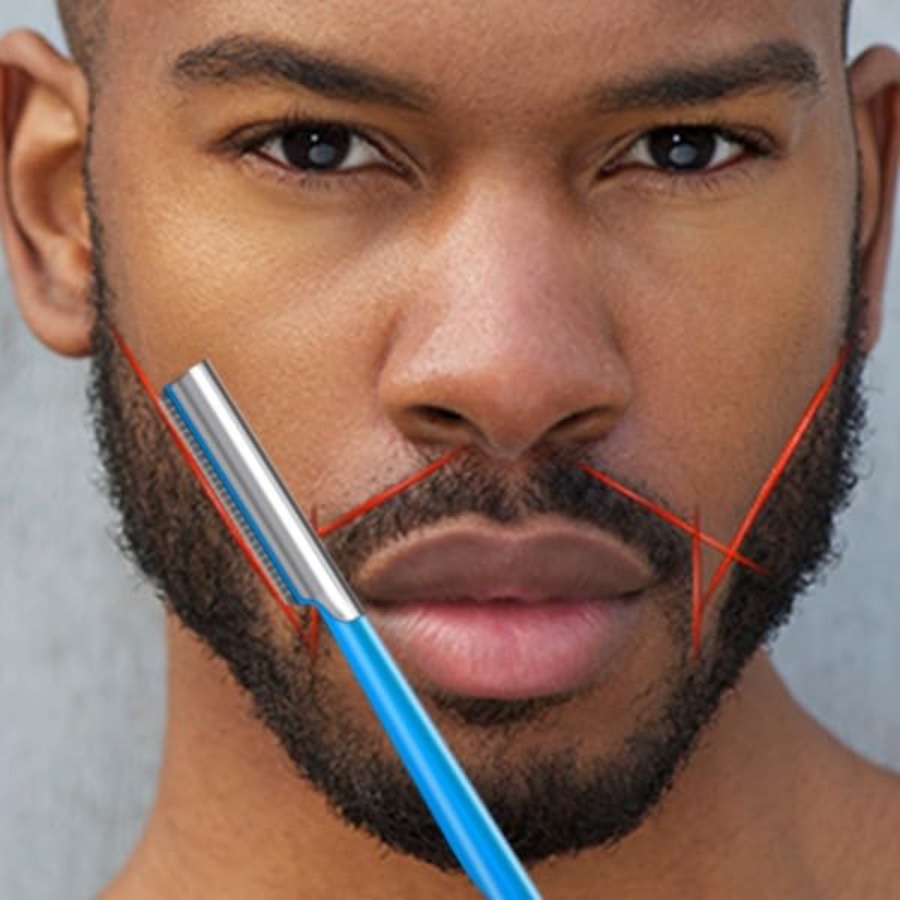 Beard Shaping Razor Tool Musta - Mens Grooming Travel Kit review and price