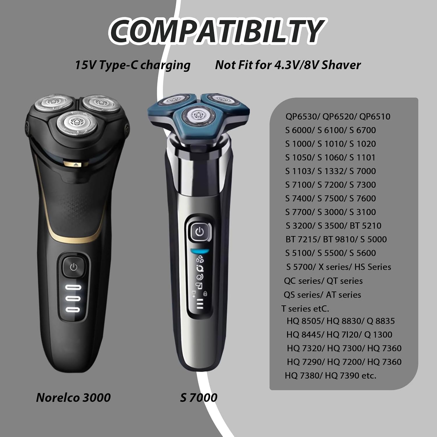 Brangdy 15V HQ8505 Type-C Shav - Beard Trimmer review and price