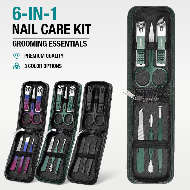 6-IN-1 Portable Nail Clipper S - Mens Grooming Travel Kit review and price