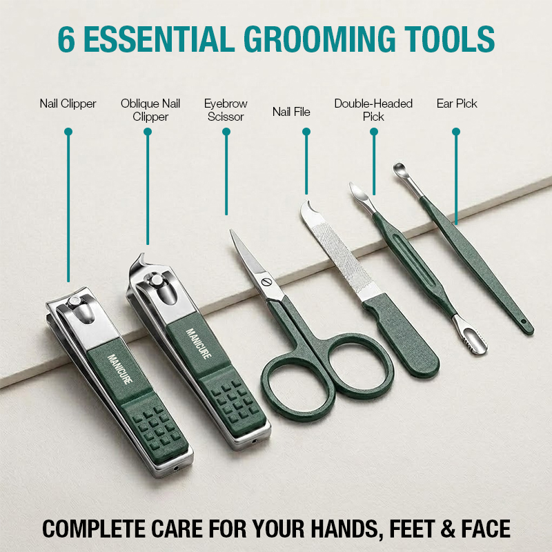 6-IN-1 Portable Nail Clipper S - Mens Grooming Travel Kit review and price