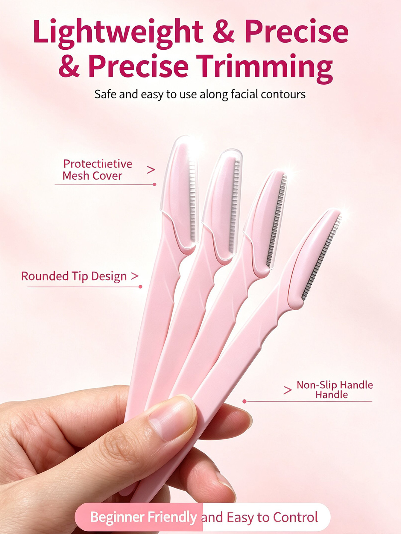 Bottled Eyebrow Razor Set, wit - Body Trimmer review and price