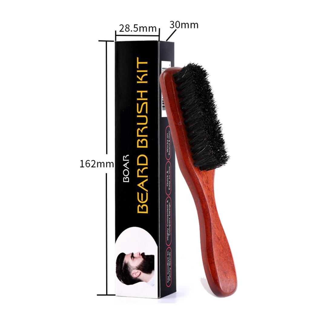 Soft Wooden Beard Brush Men Gr - Mens Grooming Travel Kit review and price