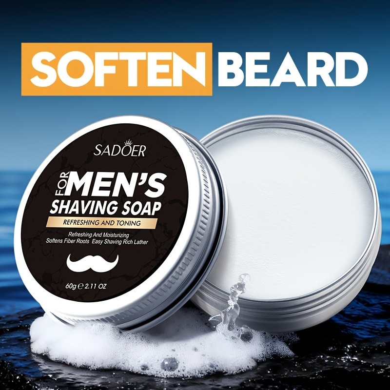 60g Men's Shaving Soap Contain - Beard Oil review and price
