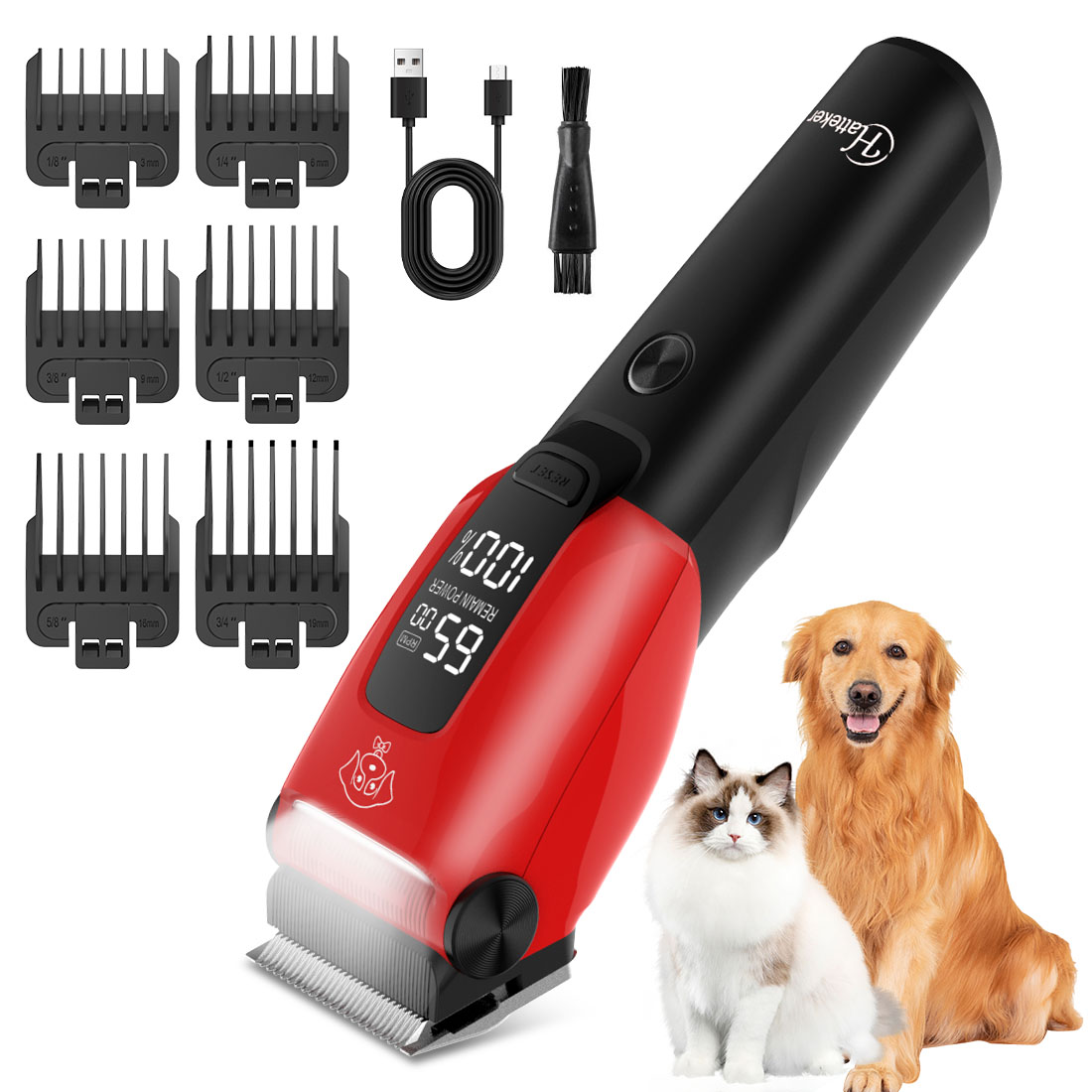 Hatteker Electric Pet Hair Cli - Grooming Kit review and price