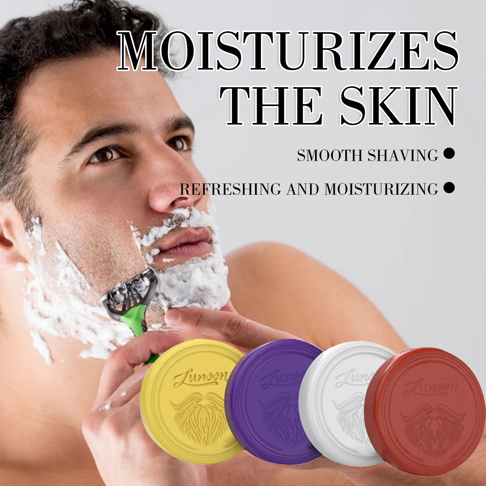4/1pcs Mens Beard Shaving Soap - Shaving Cream review and price