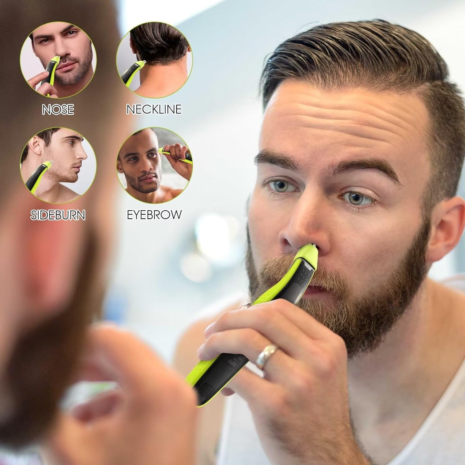 YUKU Nose Hair Trimmer Replace - Electric Shaver Rotary review and price