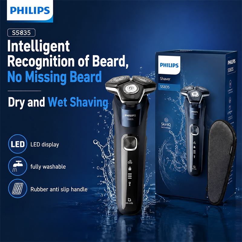 Philips S5835 Electric Shaver  - Mens Grooming Travel Kit review and price