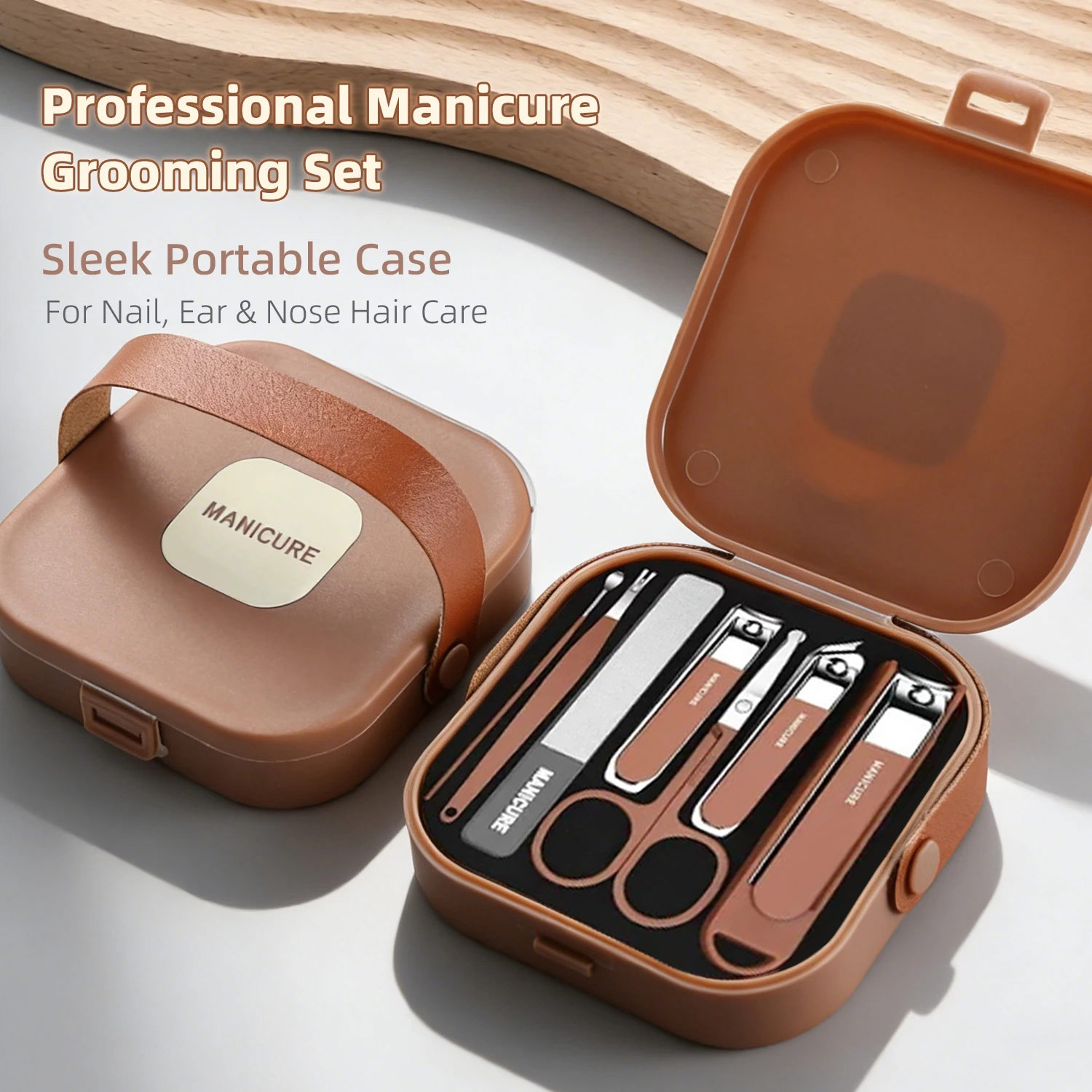 Nail Care Kit Anti-Splatter Ma - Mens Grooming Travel Kit review and price