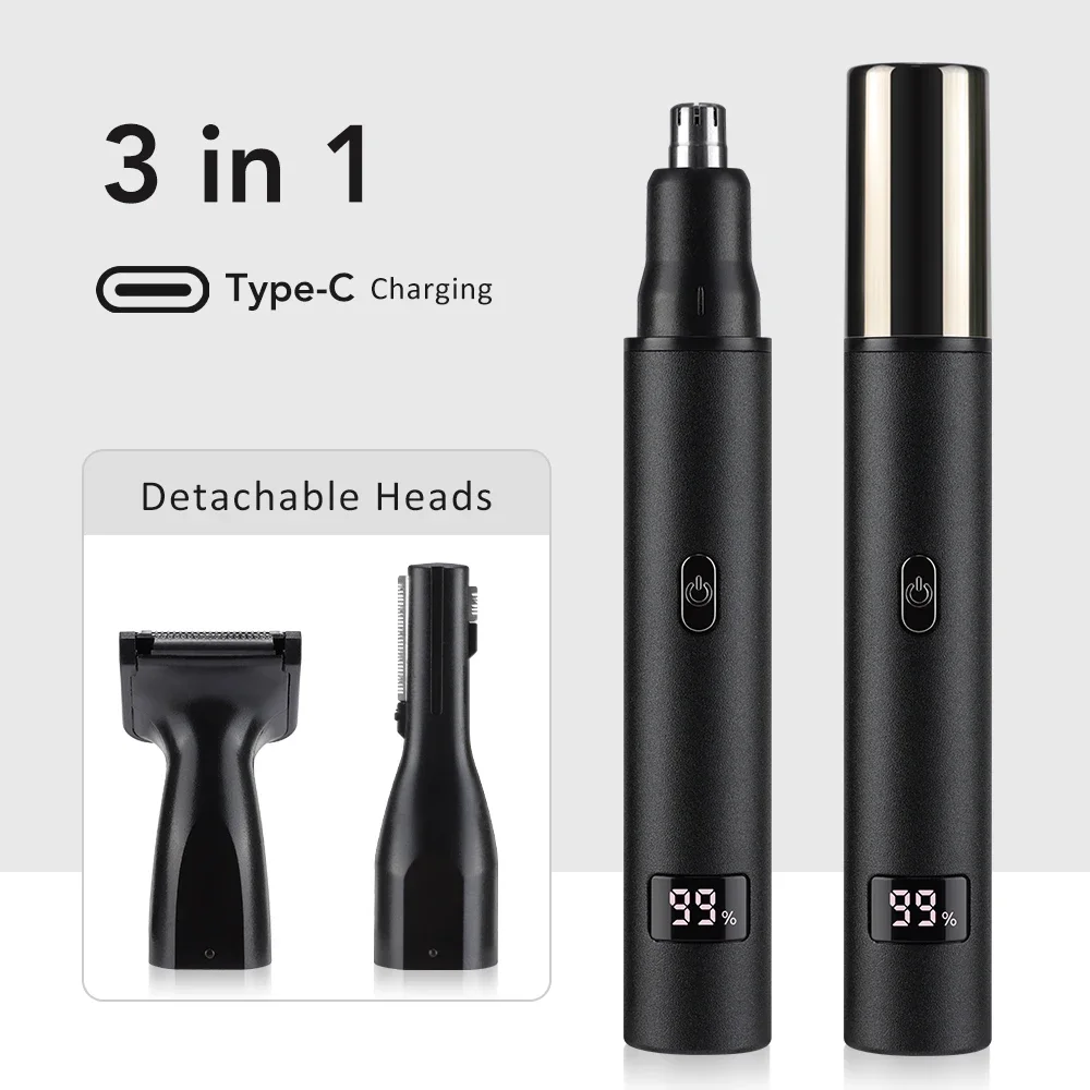 Nose Hair Trimmer for Men 3 in - Mens Grooming Travel Kit review and price