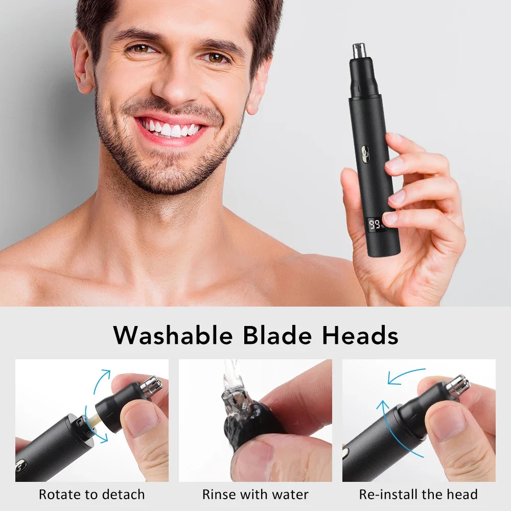 Nose Hair Trimmer for Men 3 in - Mens Grooming Travel Kit review and price