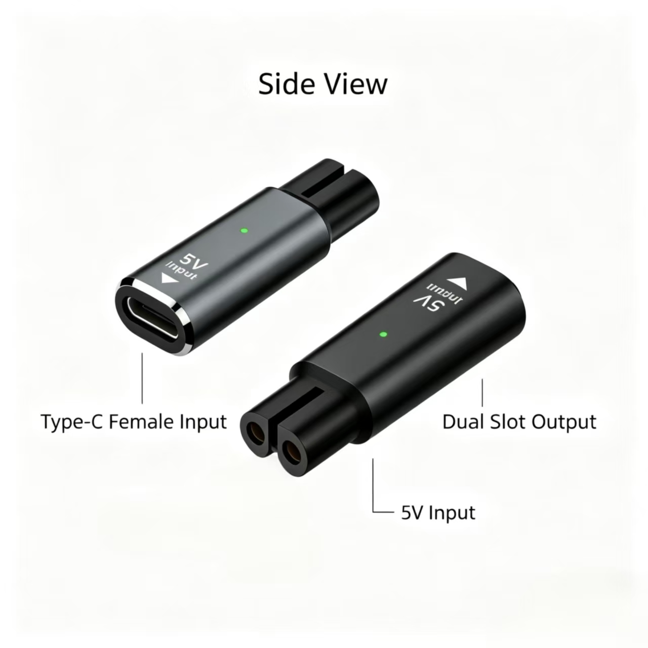 5V Type‑C Female to Dual Slot  - Electric Shaver Rotary review and price